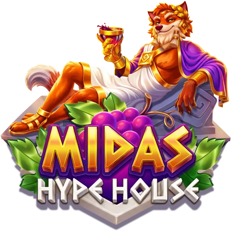 Midas Hype House slot logo