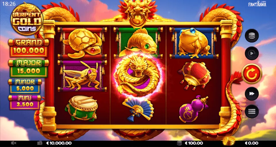 Serpent Gold Coins gameplay screenshot 1
